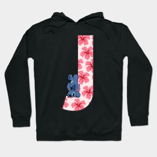 Stitch letter Hoodie